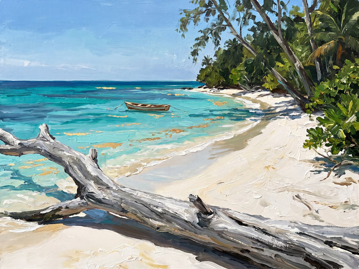Turquoise Cove in the Andamans, the full artwork