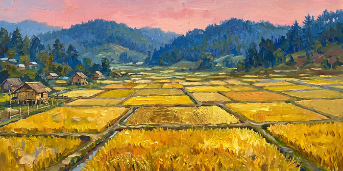 Golden Paddies of Ziro Valley, the full artwork