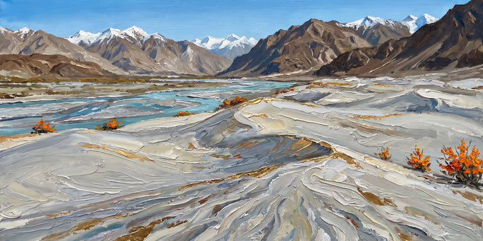 Cold Desert Dunes of Nubra, the full artwork