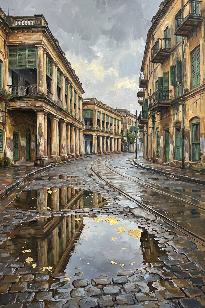 Monsoon Arcades of Old Calcutta, the full artwork