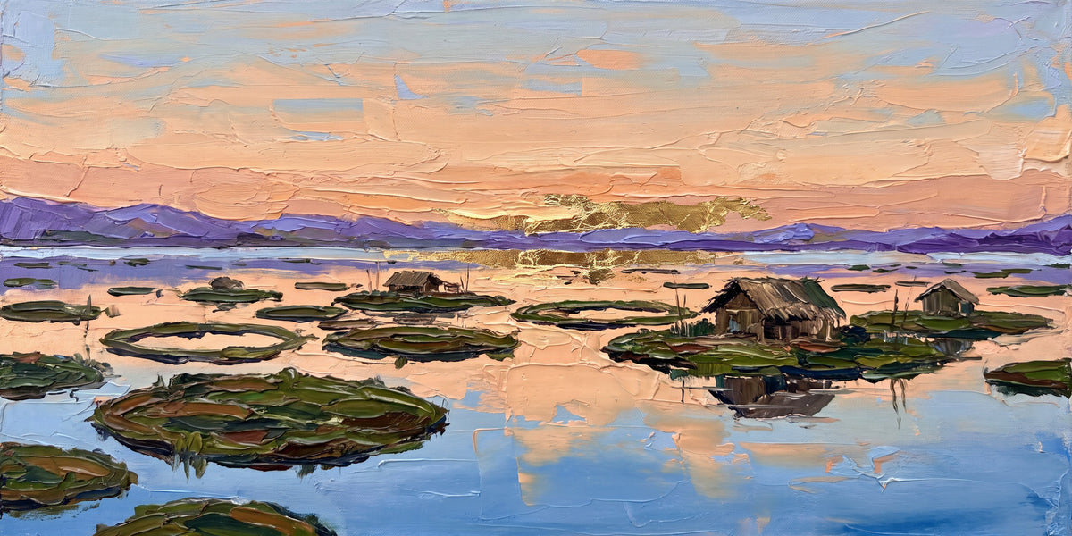 Floating Islands of Loktak Lake, the full artwork
