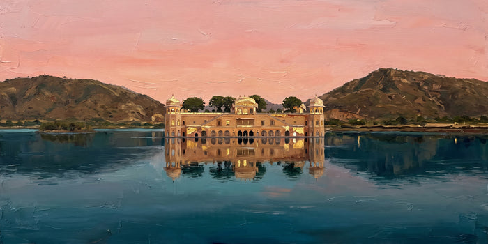 Water Palace on the Lake, the full artwork