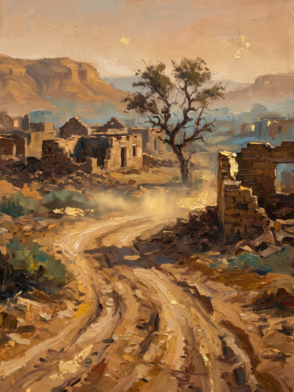 Desert wall art