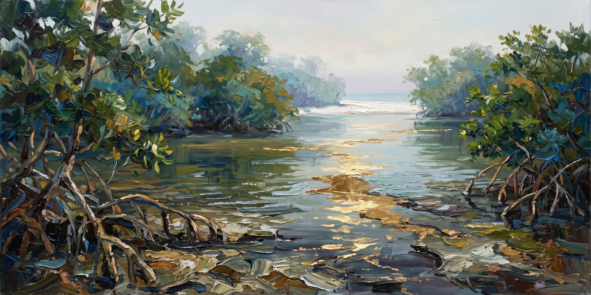Mangroves of the Paradise Backwaters, the full artwork