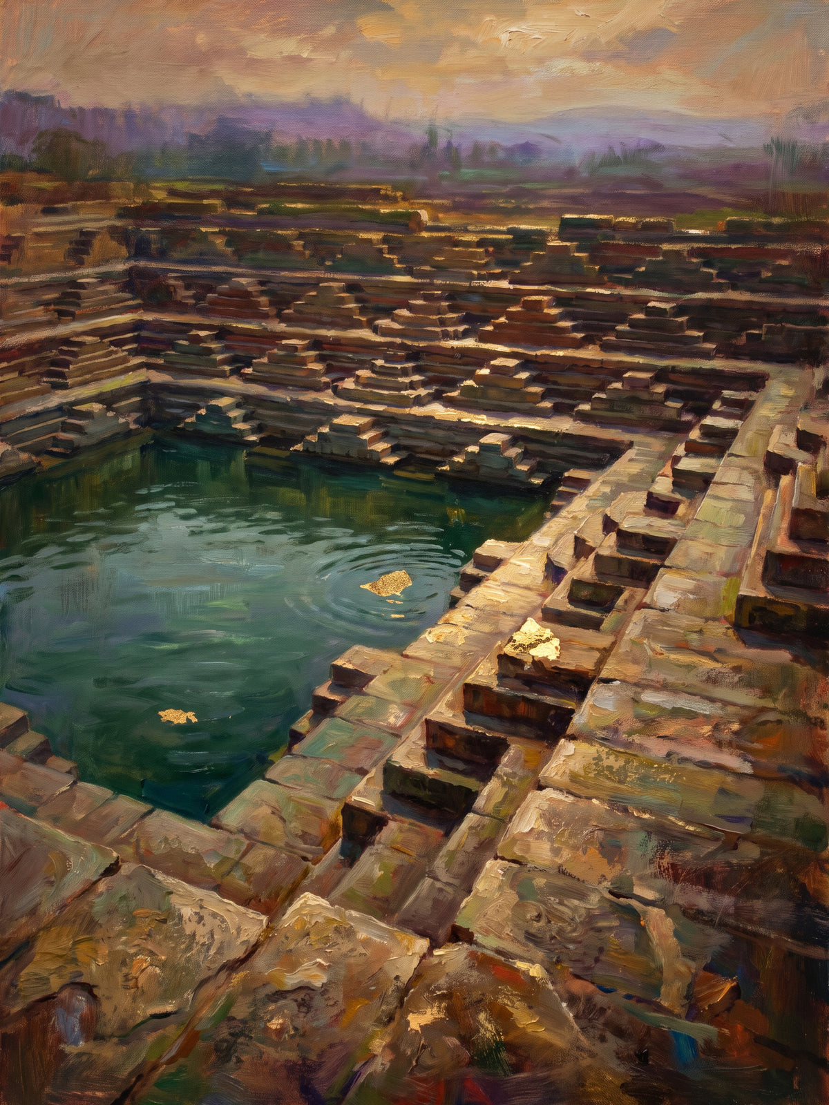 Royal Stepped Tank, the full artwork